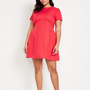 Old Navy bright Crepe Mini Dress